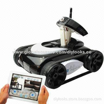 Wireless Wi-Fi Control RC Tank Toy with Moving Camera